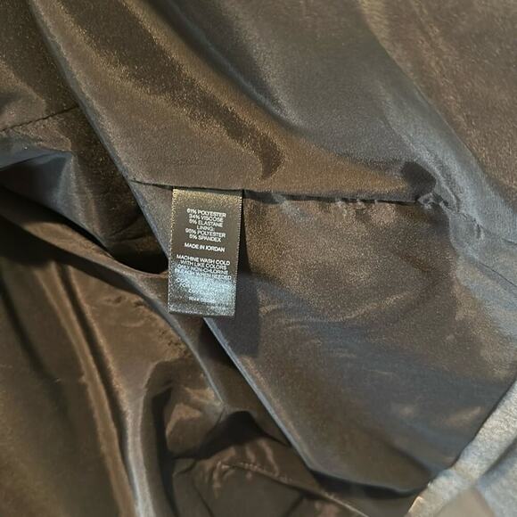 Express Studio Stretch size 14 Charcoal Gray One Button Blazer Jacket NWOT - Picture 9 of 13